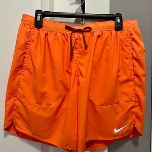 Nike Vibrant Orange Athletic Shorts